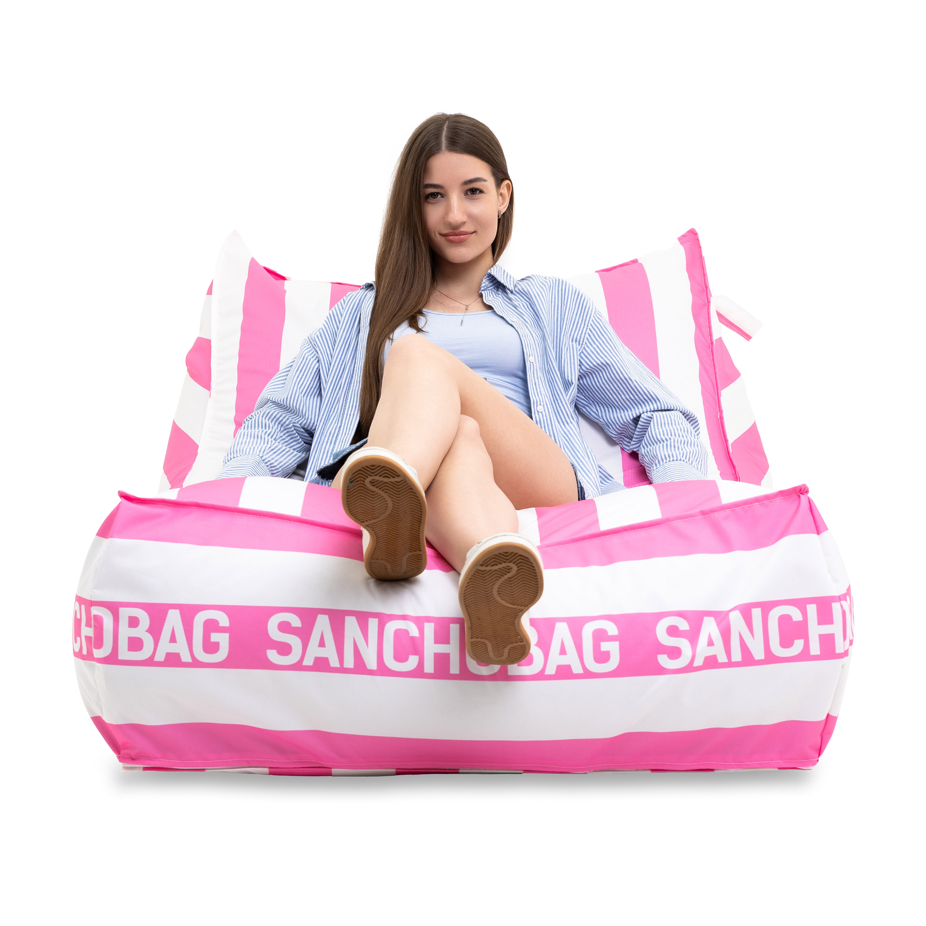 Крісло лежак SanchoBAG Stripes
