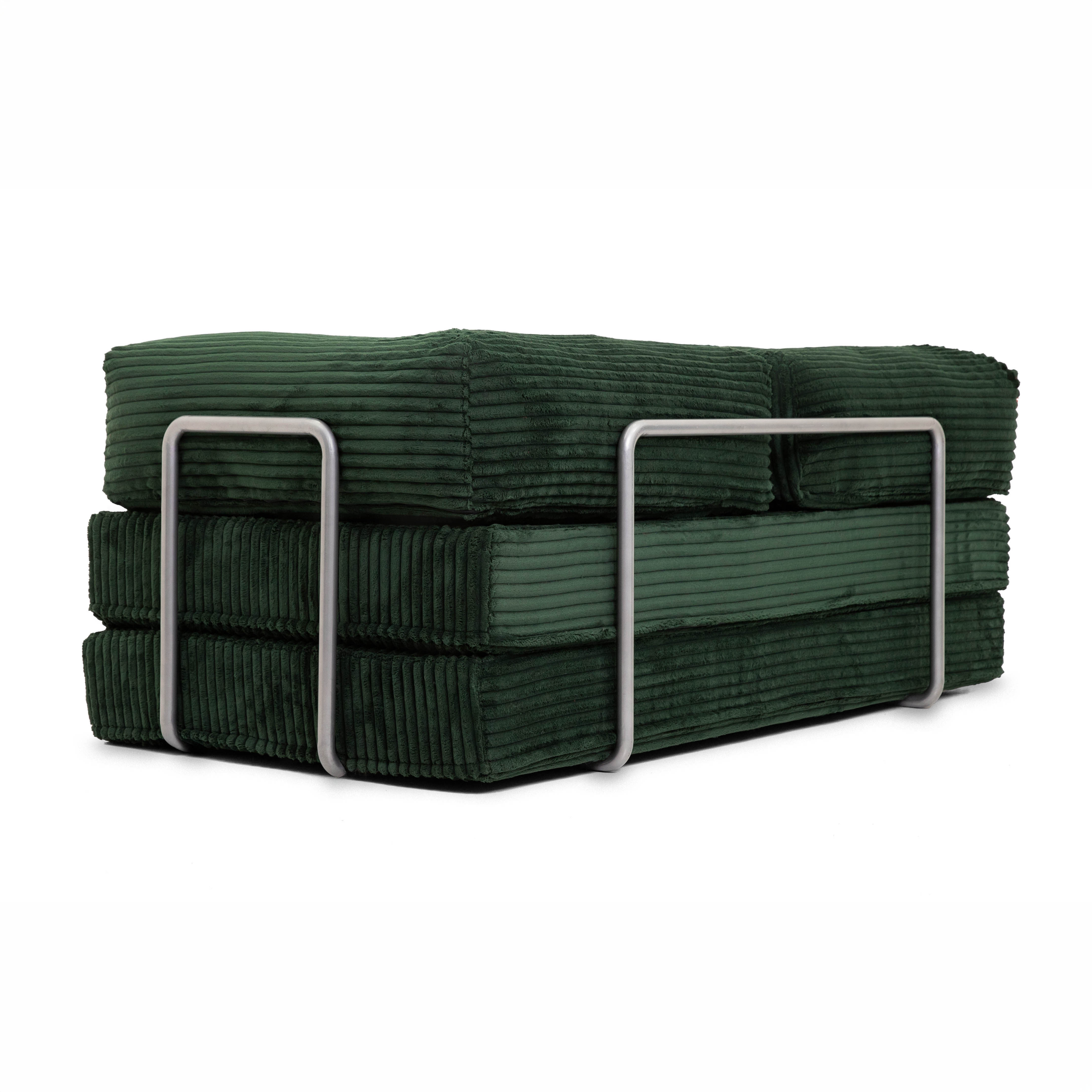 Бескаркасний диван (QP) Green