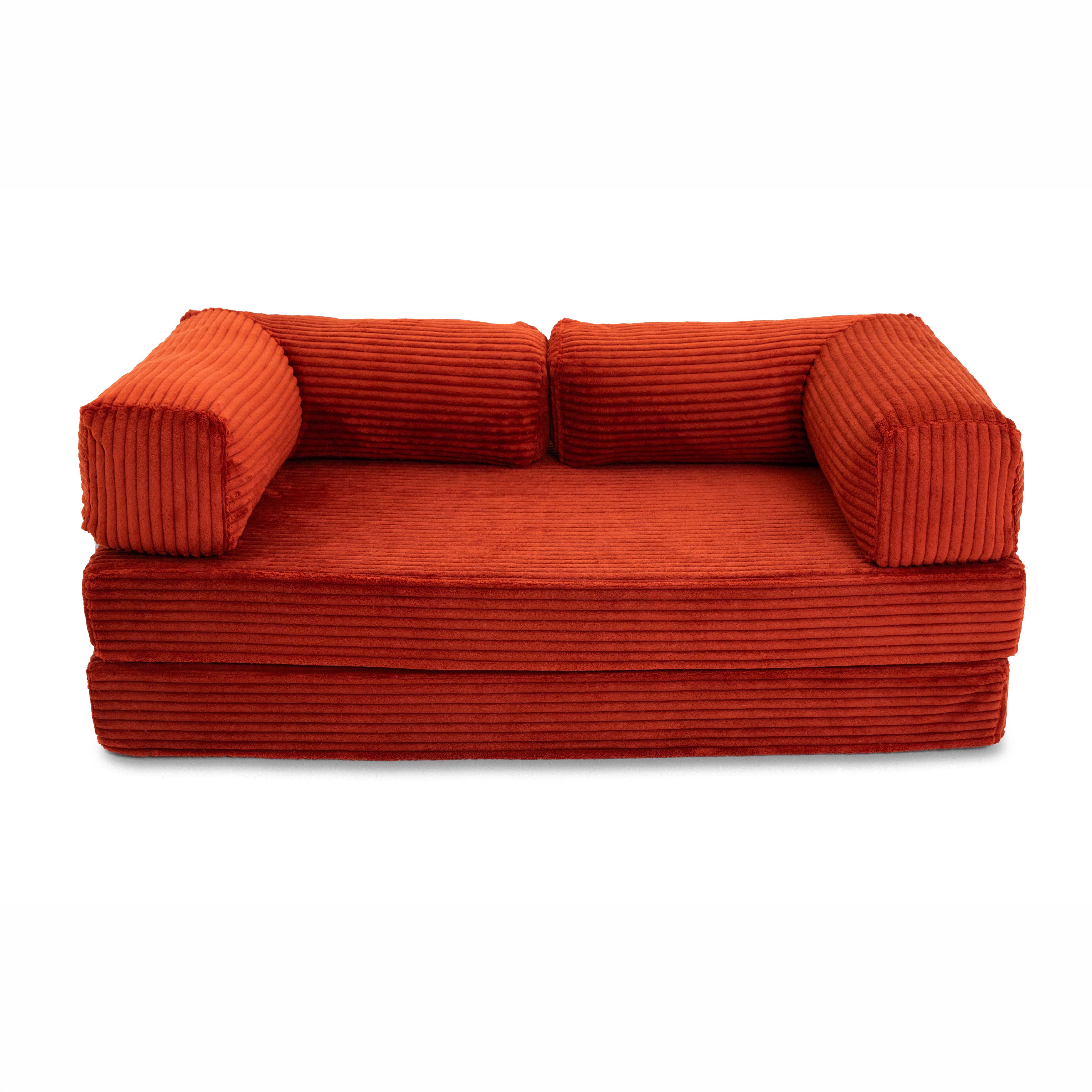 Бескаркасний диван (QP) Terracotta