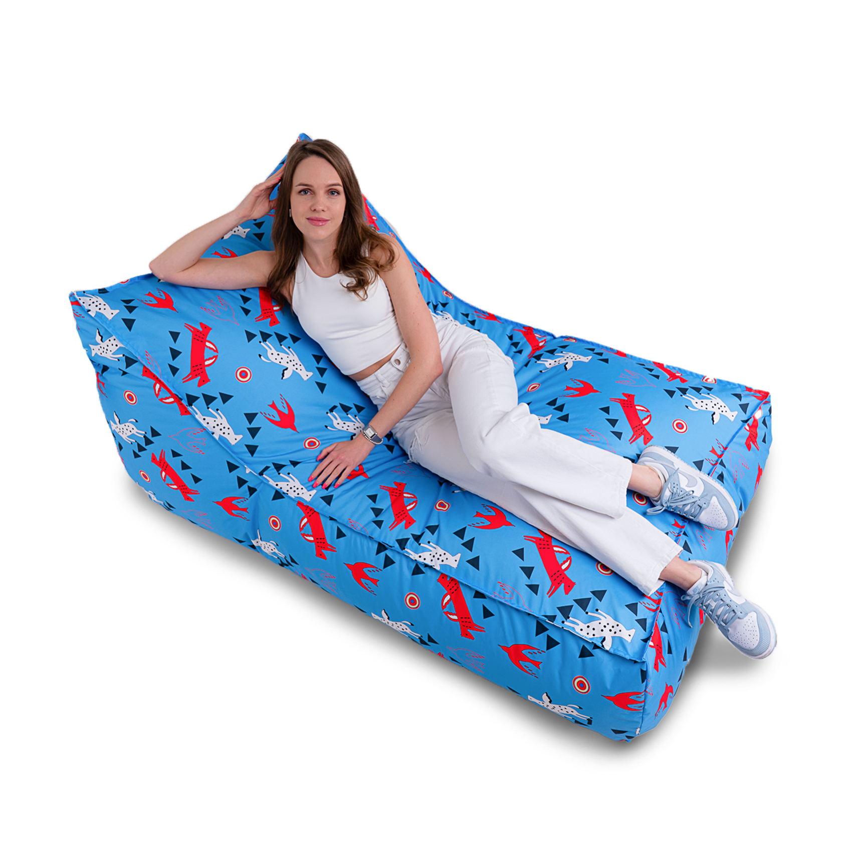 Крісло лежак SanchoBAG Дивацькі Сни Blue
