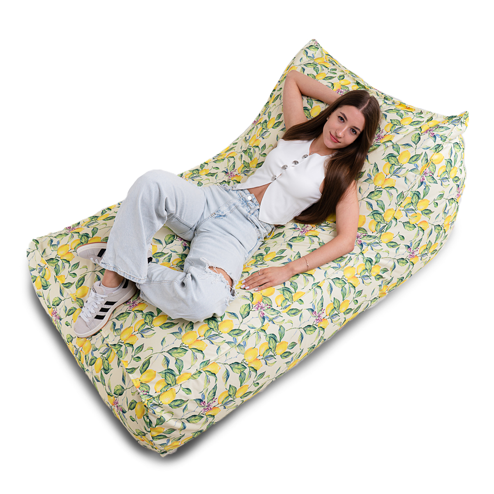 Крісло лежак SanchoBAG Print Lemon