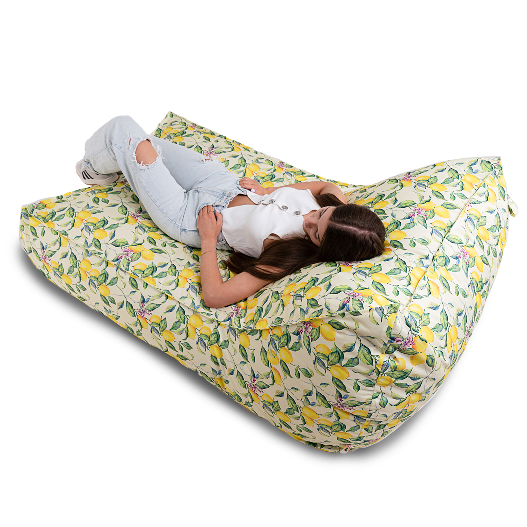 Крісло лежак SanchoBAG Print Lemon