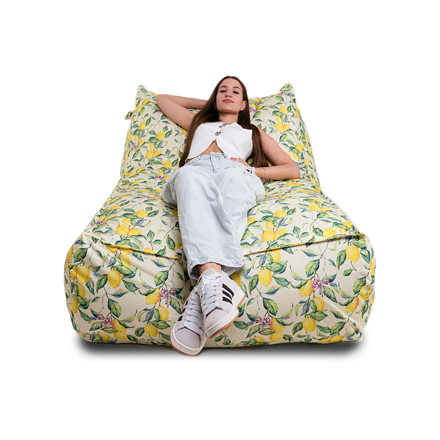 Крісло лежак SanchoBAG Print Lemon