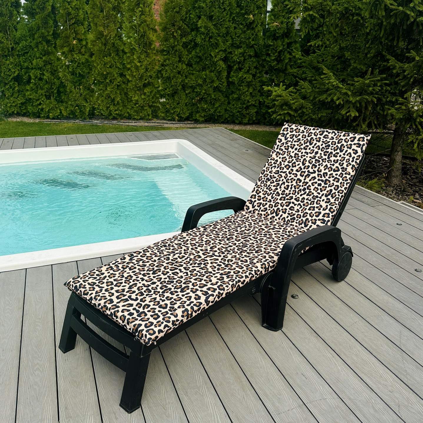 Матрас на шезлонг Print Leopard