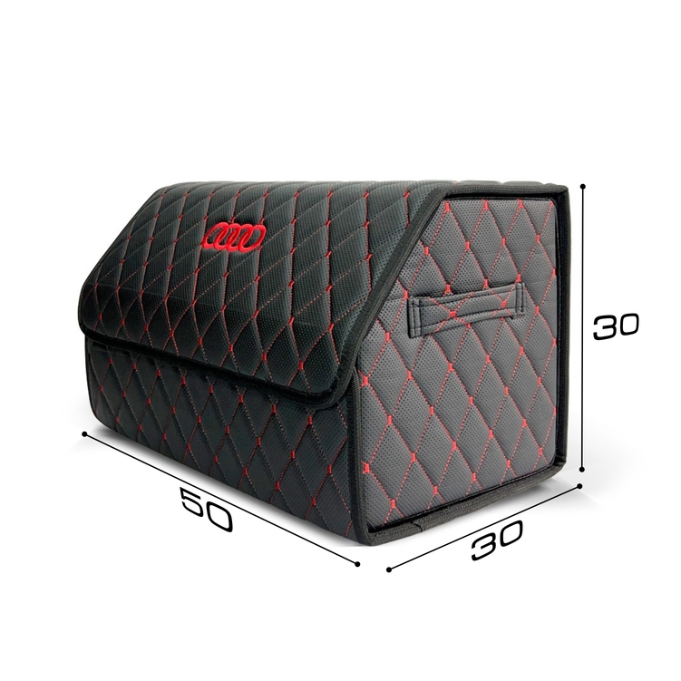 Органайзер в багажник Black-Red AUDI, сумка AUDI