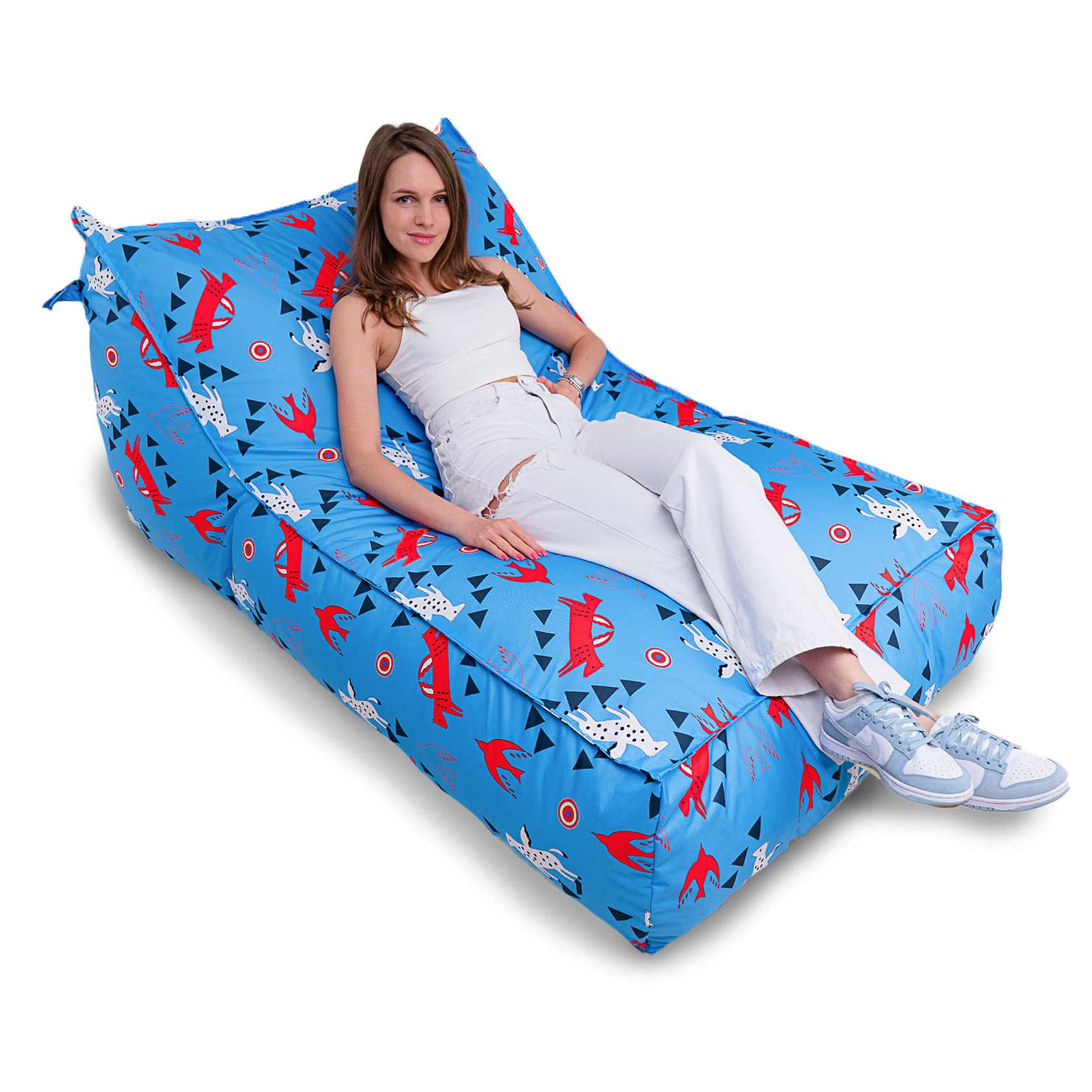 Кресло Лежак SanchoBAG Дивацькі Сни Blue