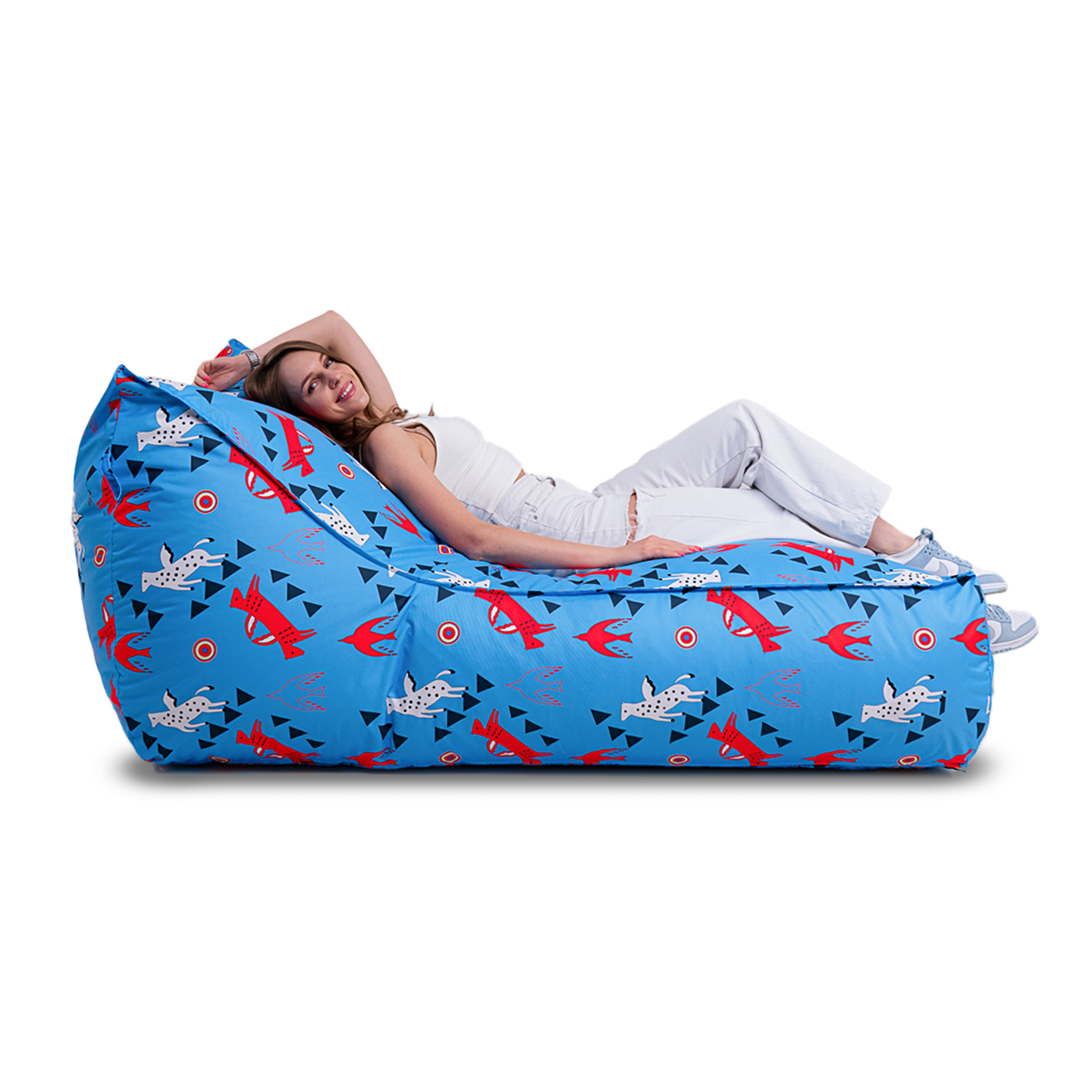 Кресло Лежак SanchoBAG Дивацькі Сни Blue