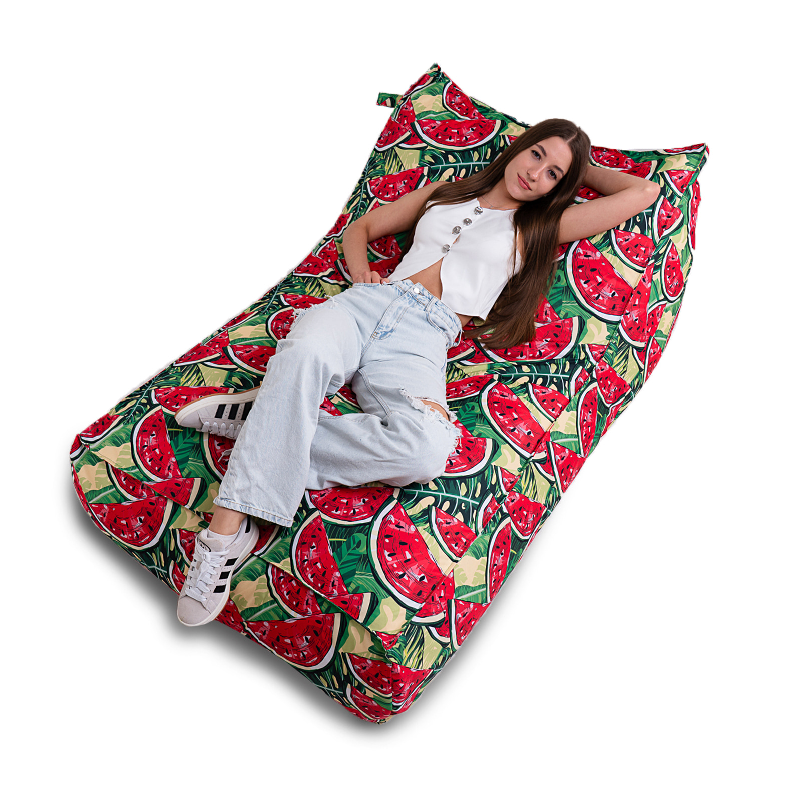 Кресло Лежак SanchoBAG Print Watermellon